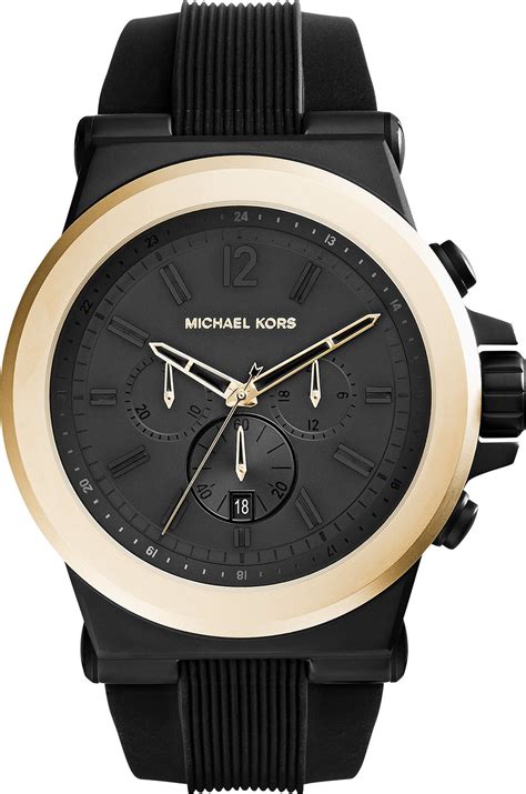 michael kors dylan gunmetal stainless steel and silicone watch|Michael Kors men's dylan watch.